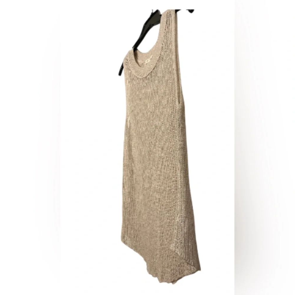 EILEEN FISHER Knit Tank Top In Oatmeal Colorway Medium - Picture 3 of 11